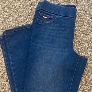 NWOT Nine West Heidi Pull-On Straight Size 4 Blue Jean